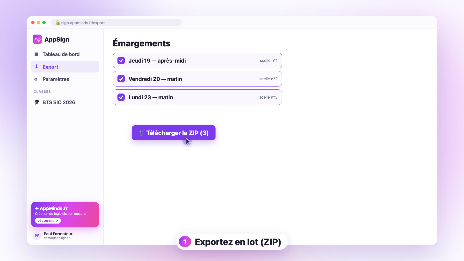Trailer de AppSign